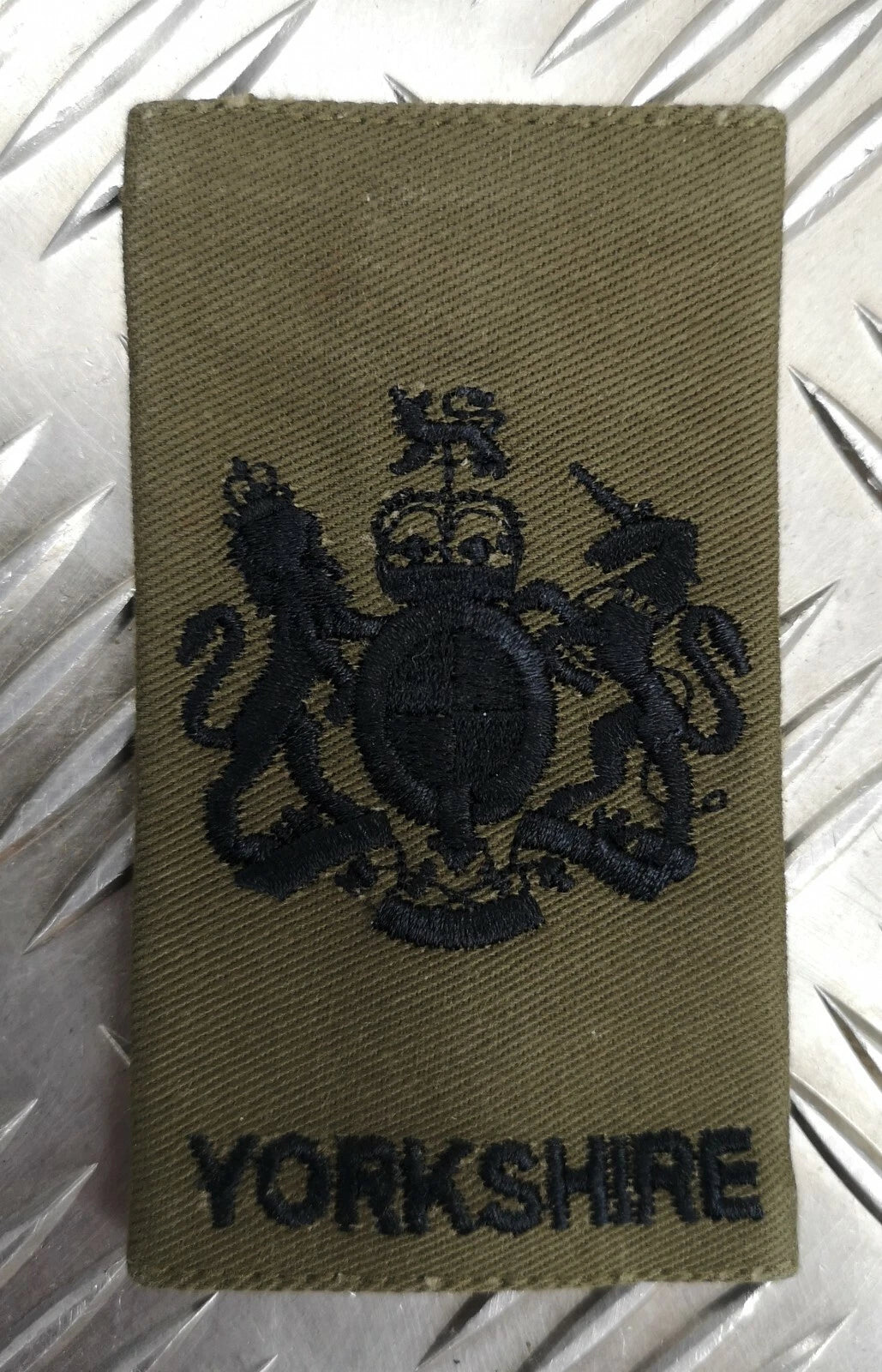 Yorkshire Rank Slide Olive Drab Green Various Ranks Available