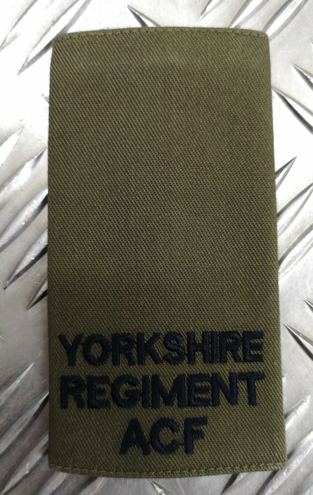 Genuine British Army Issue Green OD Yorkshire ACF Rank Slide Various Ranks