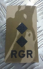 British Army Royal Gurkha Rifles Regiment DDP Desert Rank Slide Various