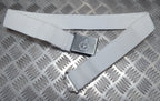 The Rifles Regiment White Courlene Parade Belt & Chrome Insignia Buckle British Issue Max 42"