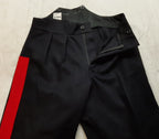British Army No1 Dress Trousers Blues All Ranks 4.3cm Red Stripe Zip Front Waist 32"