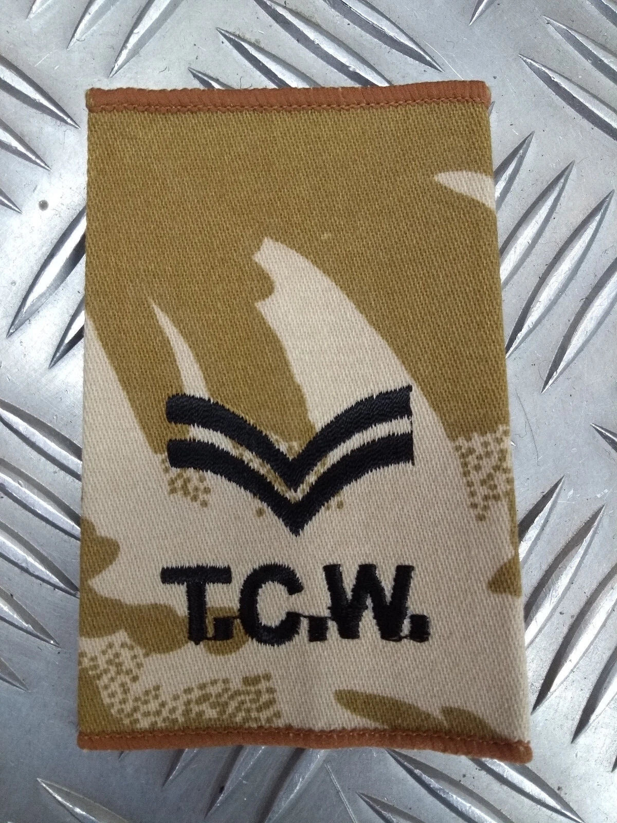 Tactical Communications Wing Desert Camo RAF Royal Air Force Epaulette / Tab Slide