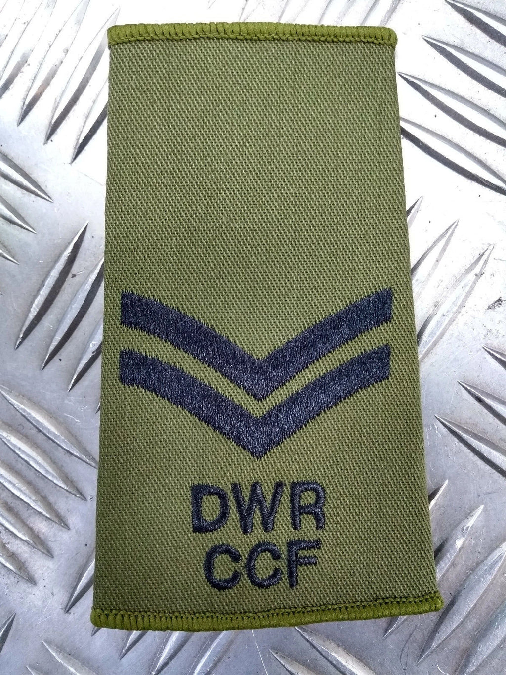 Duke of Wellington's Regiment DWR CCF OD Green Rank Slides British Army