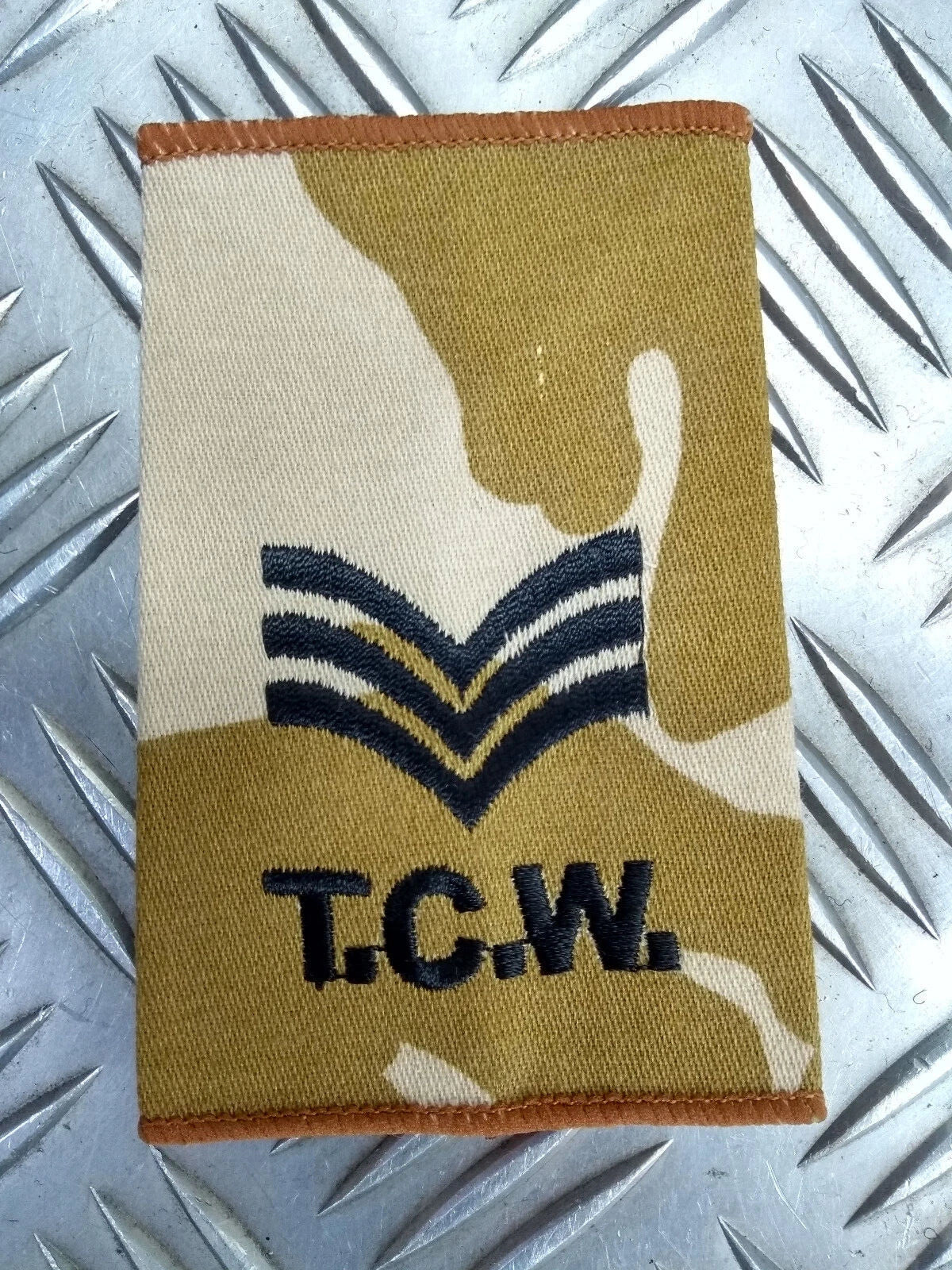 Tactical Communications Wing Desert Camo RAF Royal Air Force Epaulette / Tab Slide
