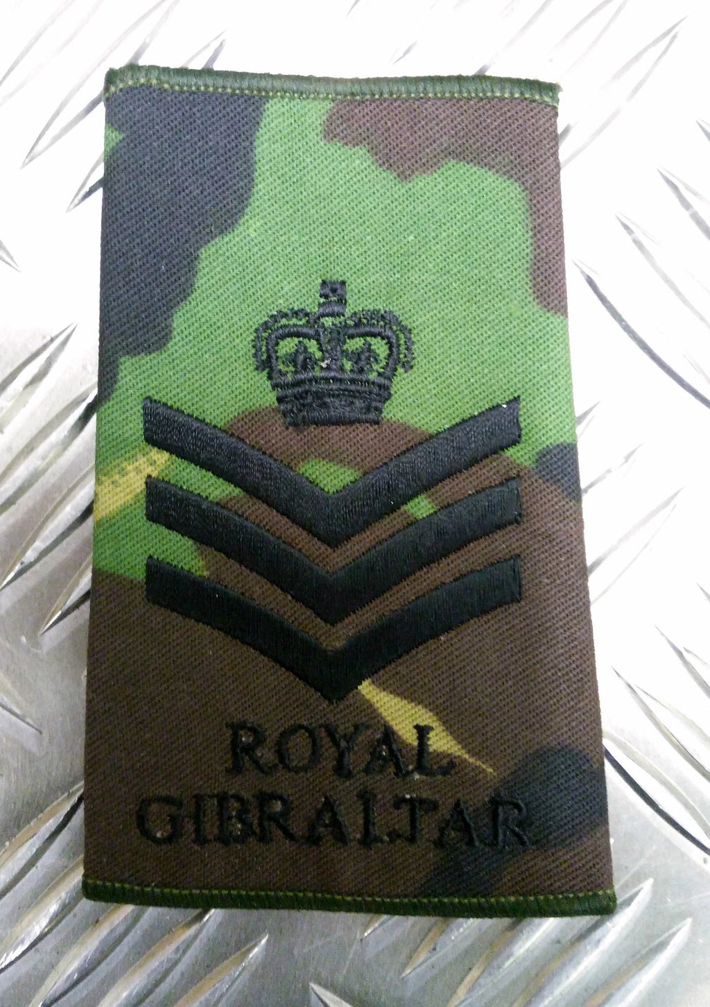 Genuine British Army Royal Gibraltar Regiment Rank Slide Various Colours Ranks
