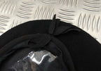 Black Wool Beret with Bahrain Defence Force Badge Military Issue Size 59cm - NEW