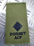 Dorset ACF OD Green Rank Slides British Army