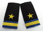 Air Force Shoulder Rank Slides Hook & Loop Epaulettes Gold Bar & Star British Made 1 Pair