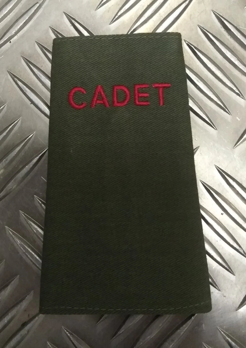 British OD Cadet / CCF Green Rank Slide Various Ranks
