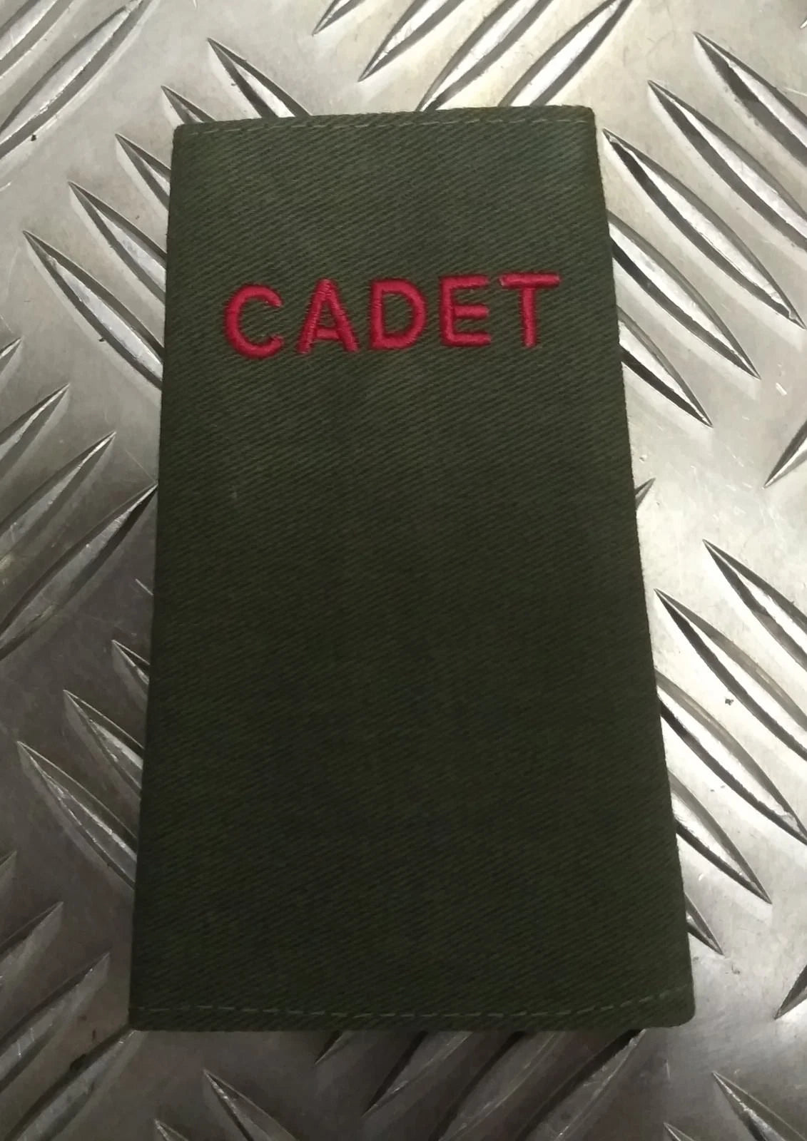 British OD Cadet / CCF Green Rank Slide Various Ranks