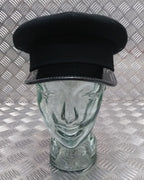 Uganda Service Peaked Cap Uniform Dress Visor Hat Black British Made Size 55cm