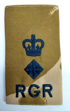 British Army Royal Gurkha Rifles Regiment DDP Desert Rank Slide Various