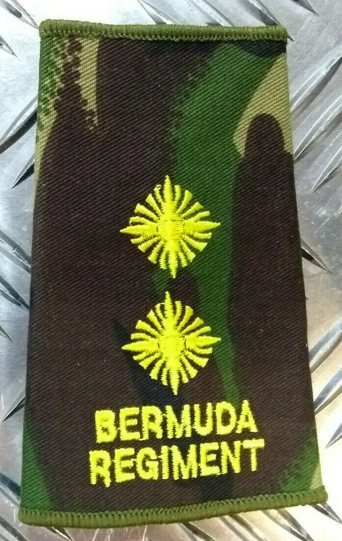 Royal Bermuda Regiment Woodland DPM Camo Rank Slides