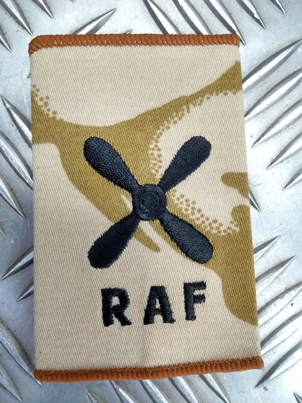 RAF Royal Air Force Slider Desert Camo Epaulettes Front Tab Slide Air Force