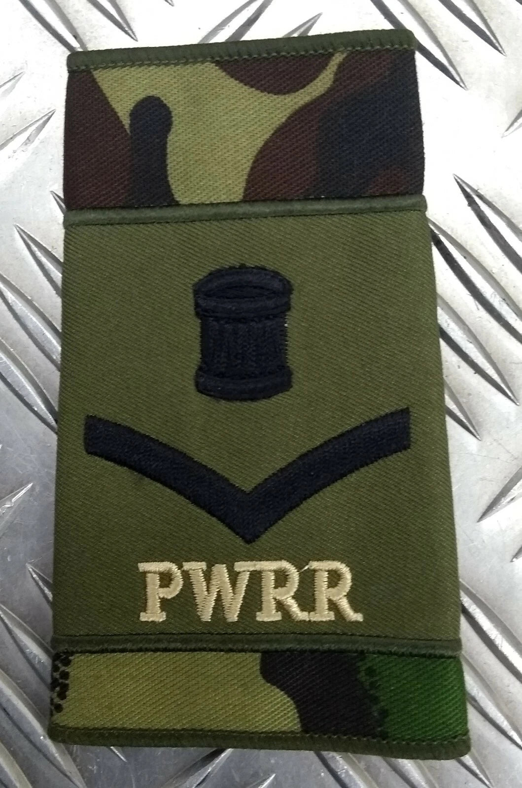 Genuine British Army PWRR Princess of Wales' Royal Regiment Rank Slide Assorted