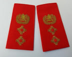 Botswana Defence Force BDF Colonel Rank Shoulder Slides Gold Raised Insignia Epaulettes 1 Pair
