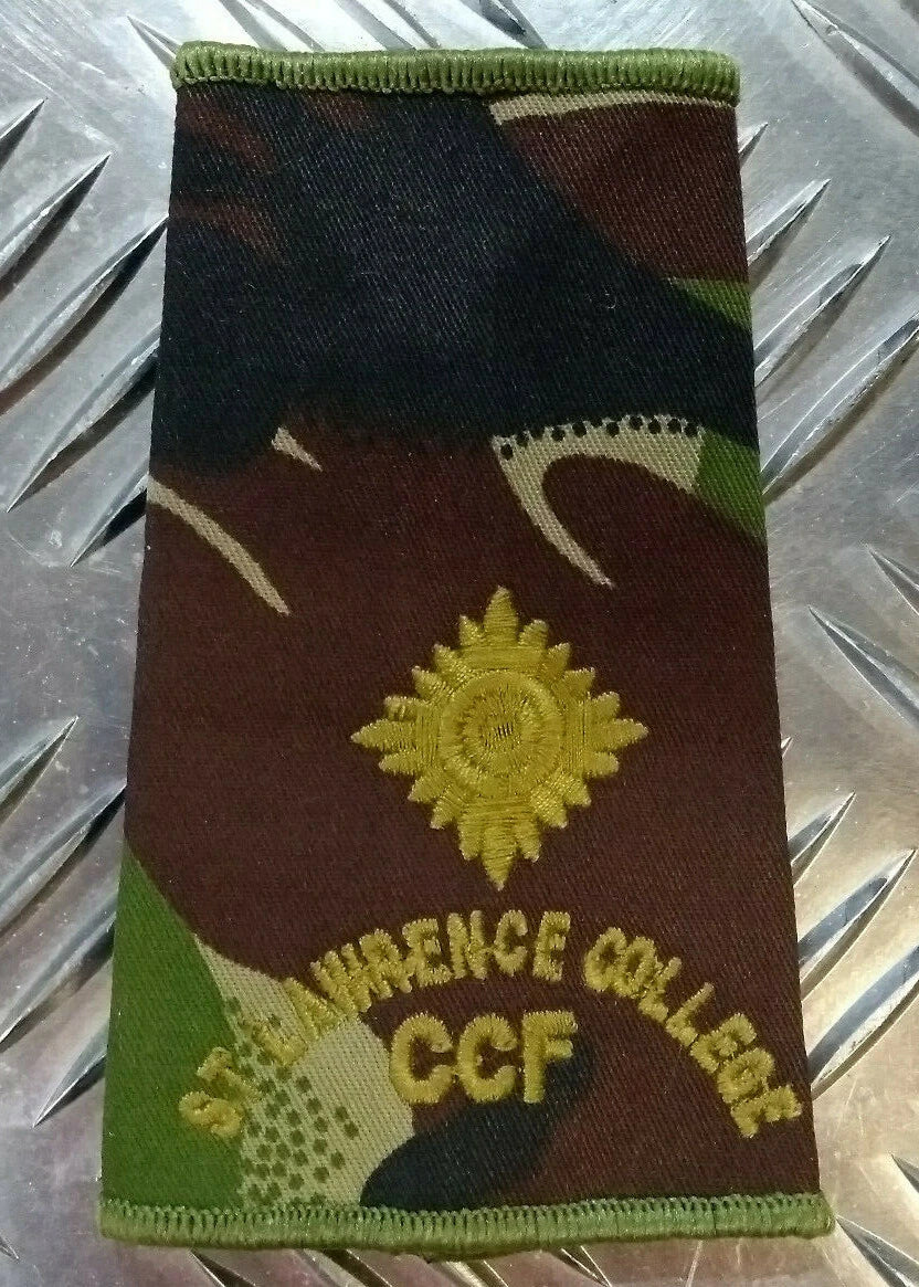 Woodland DPM Camo St. Lawrence College CCF Rank Slides Assorted