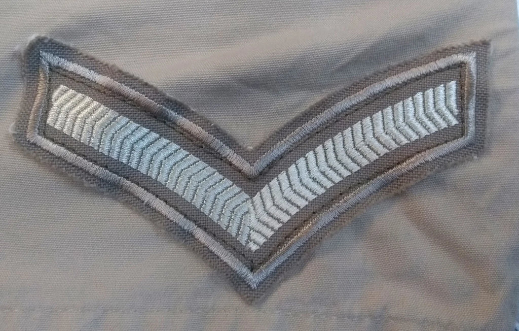 British Army No2 FAD Shirt Long Sleeve Fawn With Assorted Chevrons / Patches / Badges