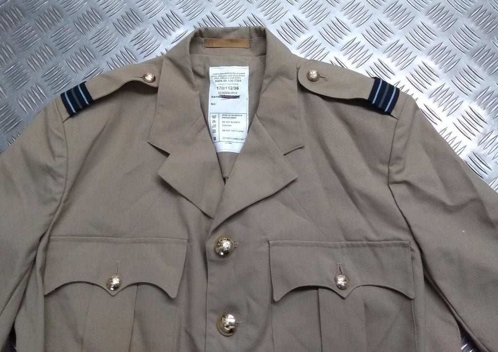British Army No6 Dress Jacket Officers with Cloth Belt & Shoulder Badges 170/112/96cm