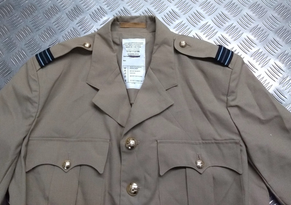 British Army No6 Dress Jacket Officers with Cloth Belt & Shoulder Badges 170/112/96cm
