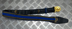 RAF Royal Air Force Officers Ceremonial Belt Per Ardua Ad Astra Buckle No Slings 30"-34"