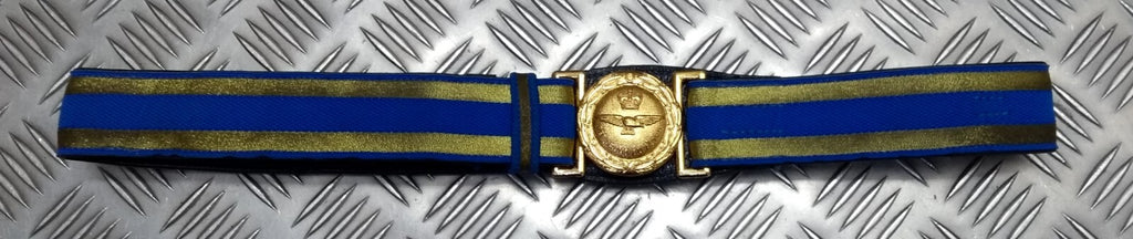 RAF Royal Air Force Officers Ceremonial Belt Per Ardua Ad Astra Buckle No Slings 30"-36" GST819