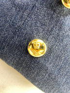 RAF Royal Air Force No5 Mess Dress Jacket Officers Mounted Raised Buttons Blue Grey 100cm Long