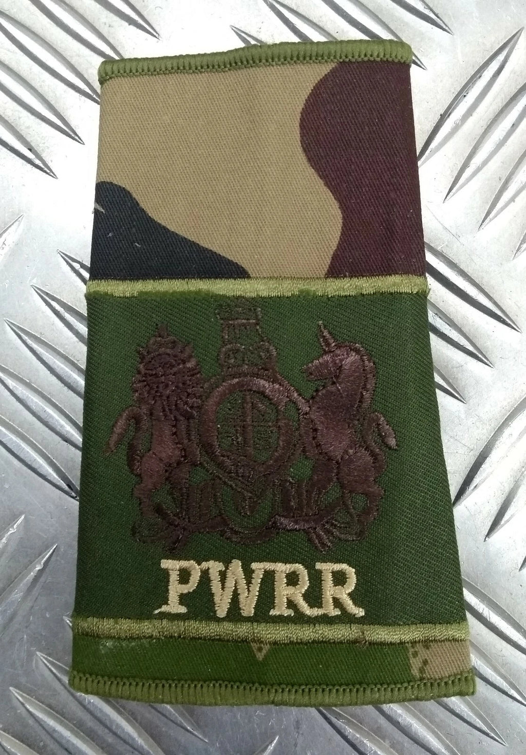 Genuine British Army PWRR Princess of Wales' Royal Regiment Rank Slide Assorted