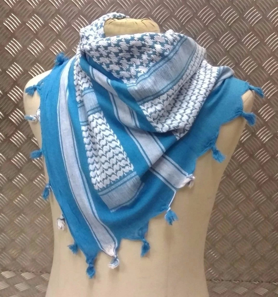100% Cotton Shemagh, Arab Scarf, Pashmina, Wrap & Sarong.