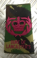 Duke Of Lancaster's Camo Rank Slide Various Ranks Genuine British