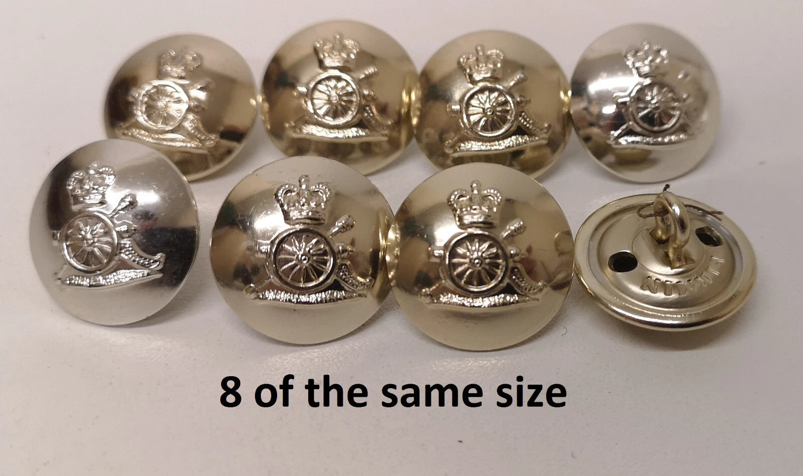 FAD No2 Button Set British Army for Service Dress Jackets and Old Pattern Tunics Assorted