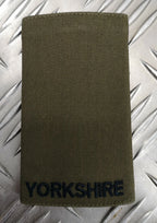 Yorkshire Rank Slide Olive Drab Green Various Ranks Available