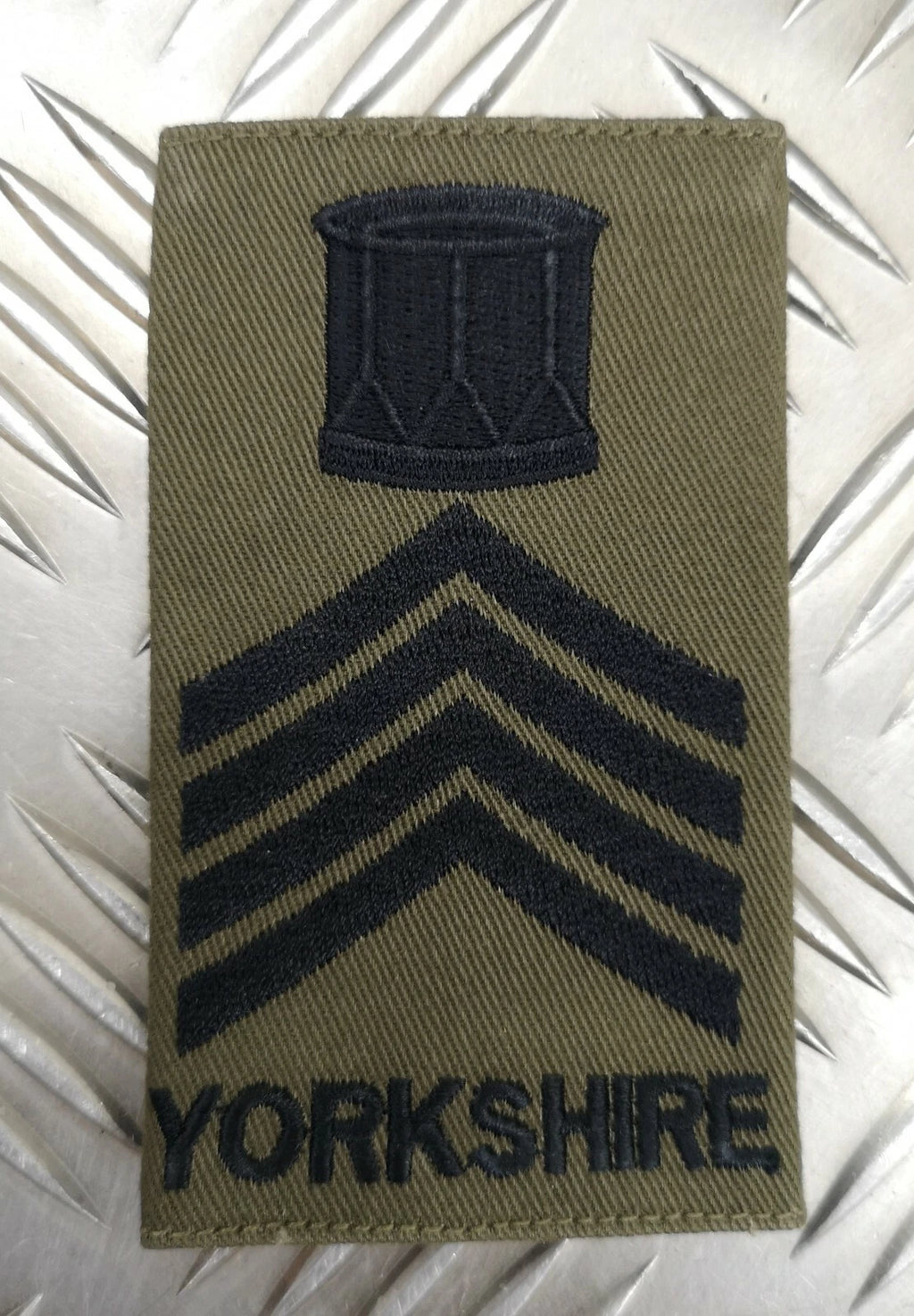 Yorkshire Rank Slide Olive Drab Green Various Ranks Available