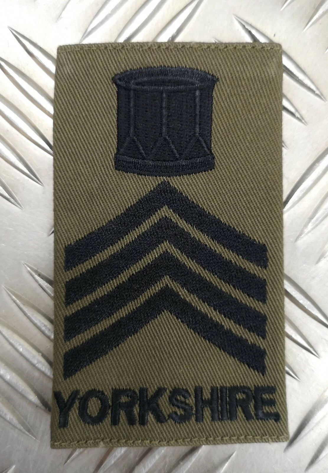 Yorkshire Rank Slide Olive Drab Green Various Ranks Available