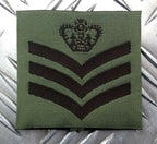 Genuine British Issue MTP Green Rank Slide Slider Assorted Ranks