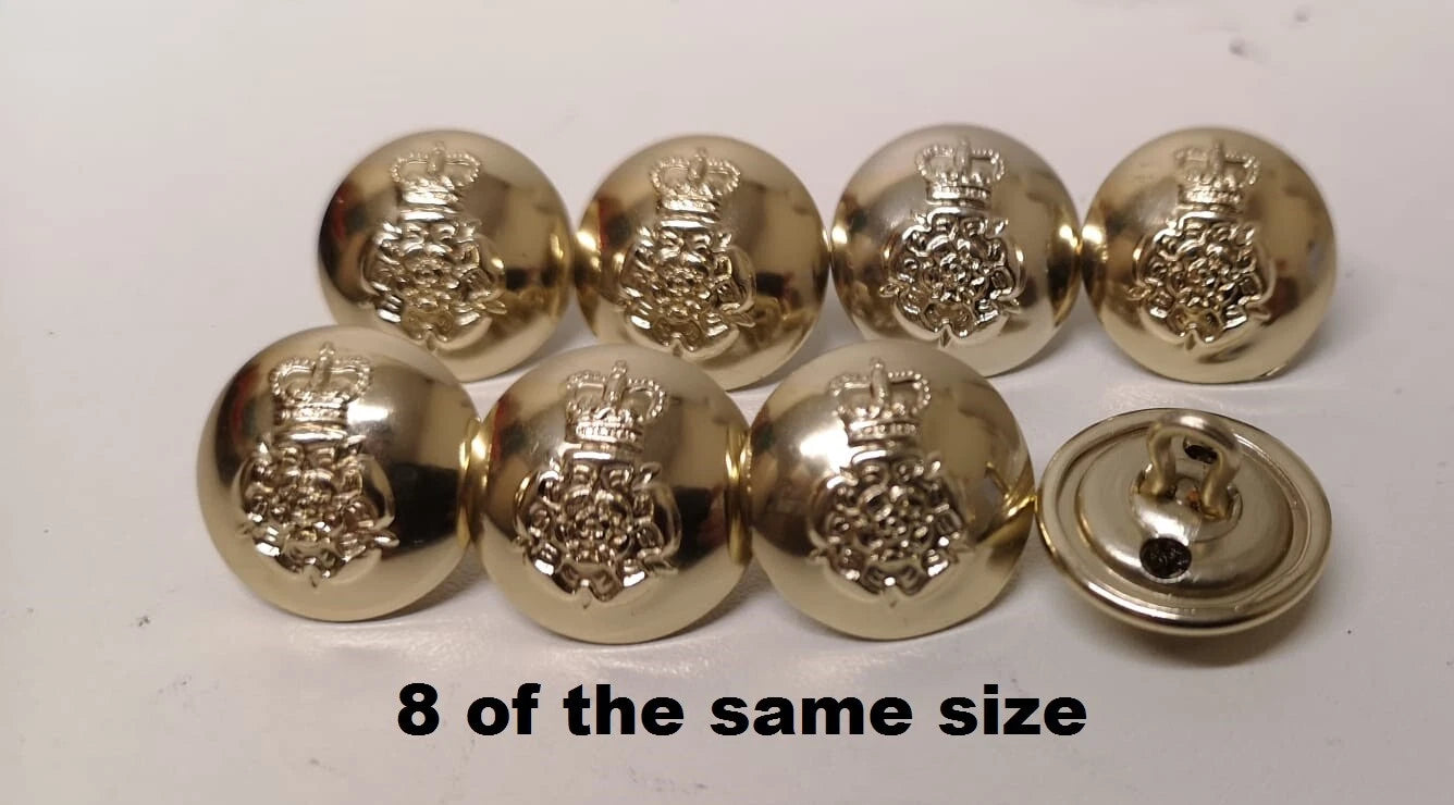 FAD No2 Button Set British Army for Service Dress Jackets and Old Pattern Tunics Assorted