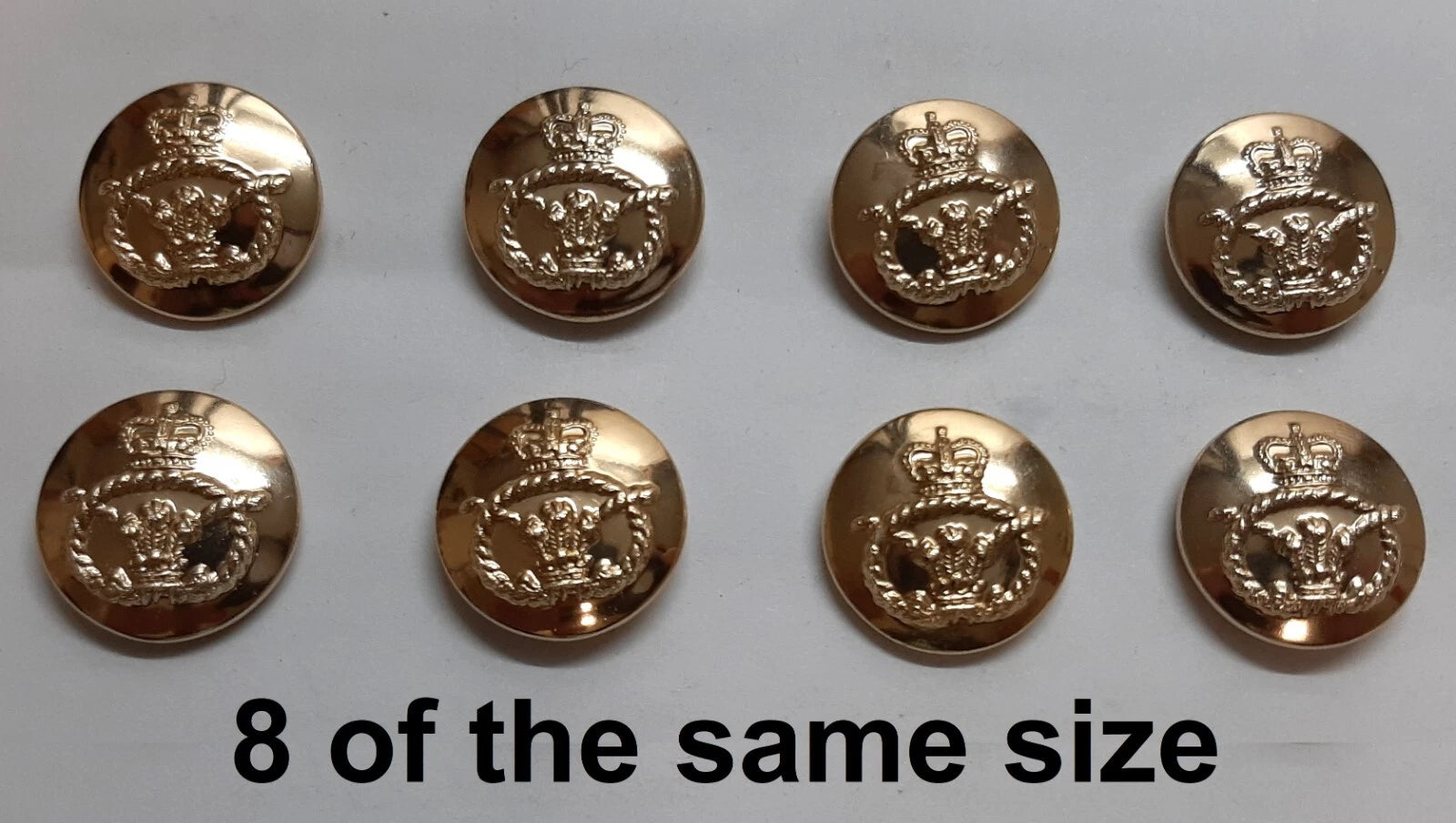 FAD No2 Button Set British Army for Service Dress Jackets and Old Pattern Tunics Assorted