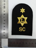 Royal Navy Logistics (L) Supply Chain (SC) Embroidered Qualification Patches
