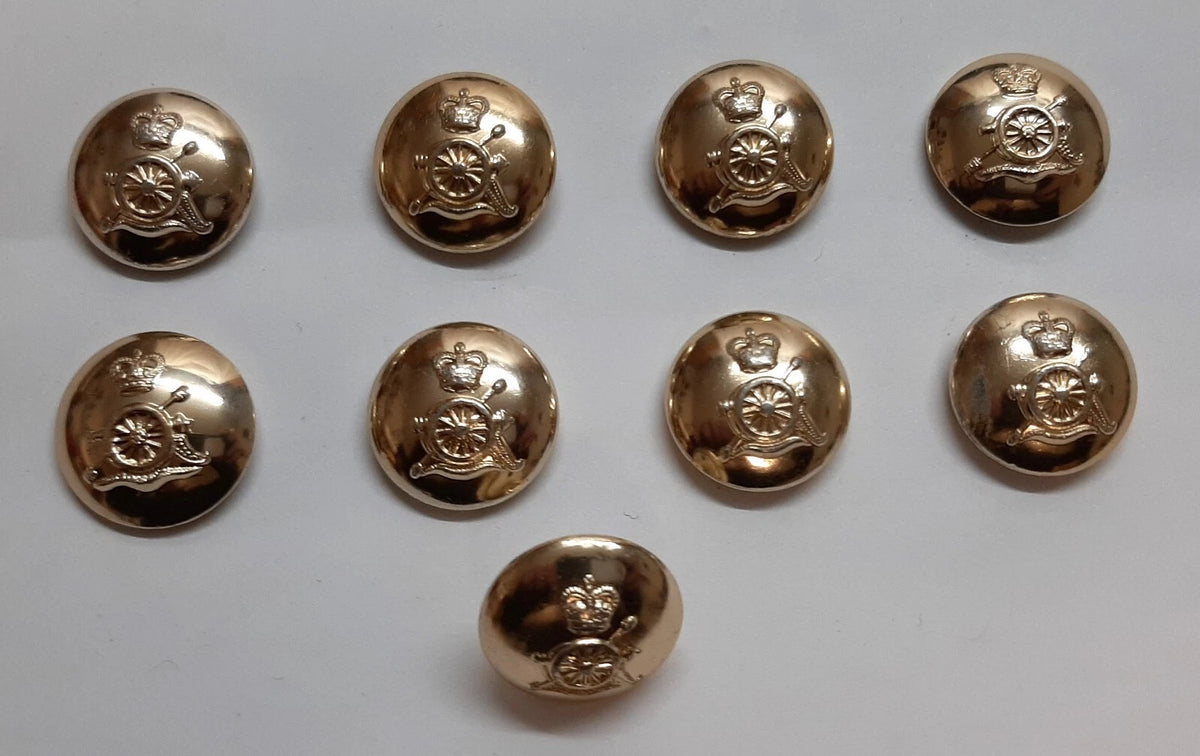British Army No1 Button Set for Service Dress Jackets and Old Pattern Tunics Assorted