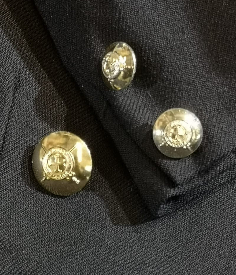 British Army No1 Dress Jacket RMAS & Welbeck Double Breasted with Welbeck Buttons Cadet Officer - 2 Sizes
