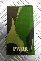 British Forces Assorted Regiments Rank Slide Various Camo Colours