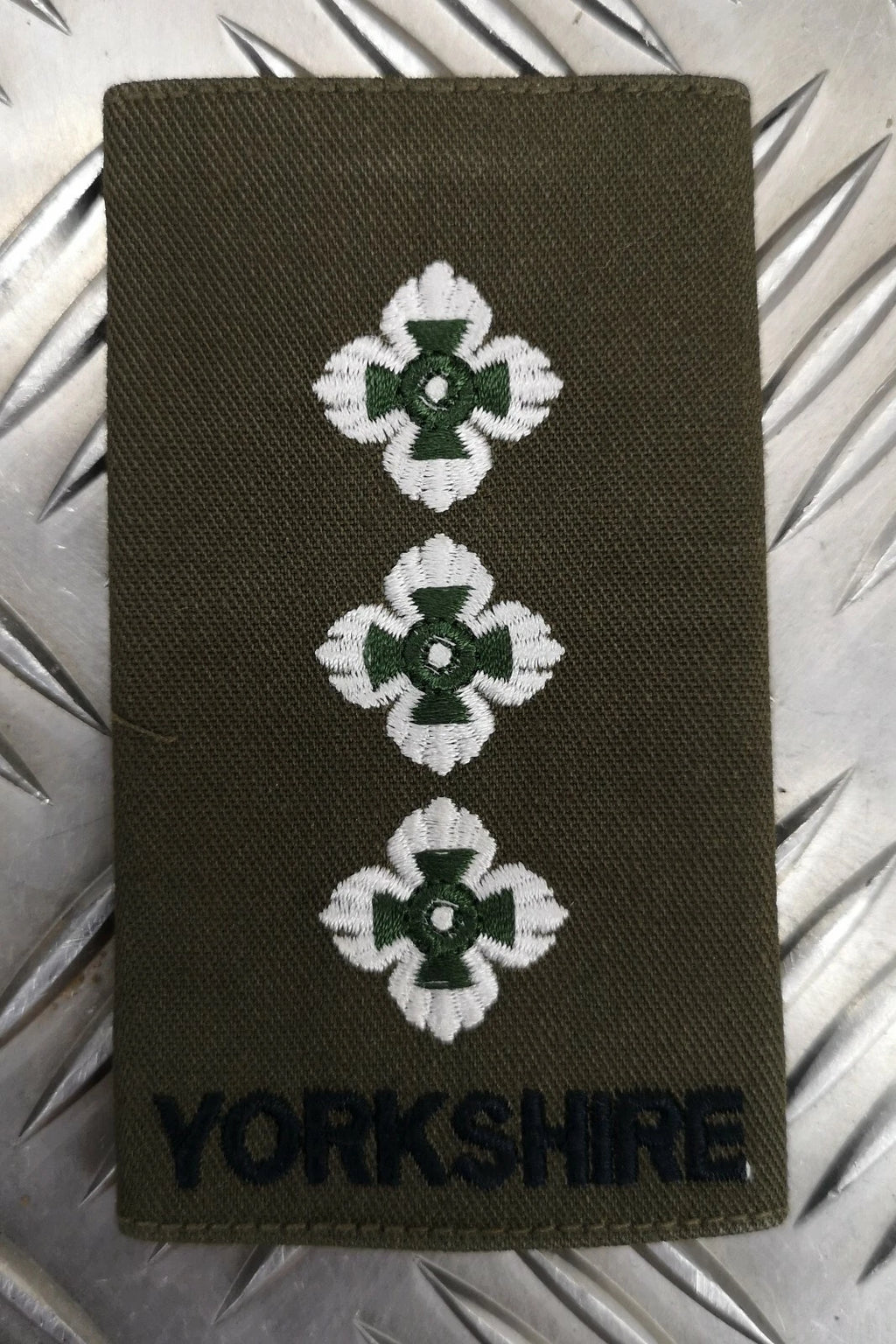 Yorkshire Rank Slide Olive Drab Green Various Ranks Available