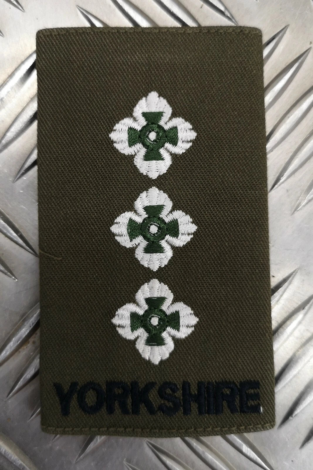 Yorkshire Rank Slide Olive Drab Green Various Ranks Available