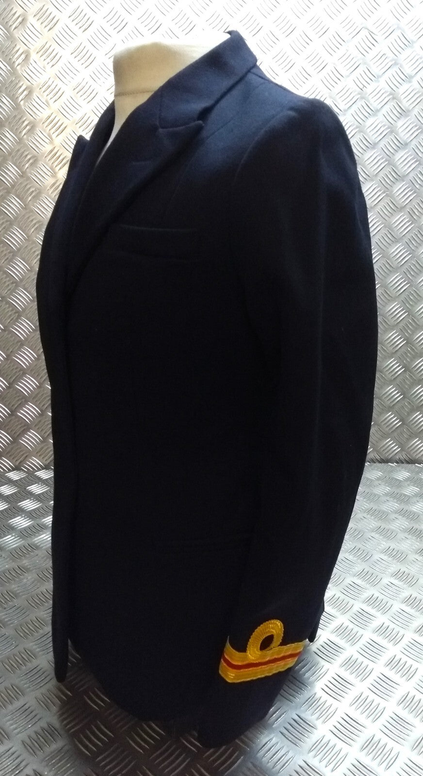Royal Navy WRNS No1B Barathea Dress Jacket Lieutenant Medical Cuff Curls No Buttons Womans British Naval 88cm