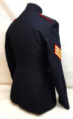 Royal Marines RM No1 Dress Jacket with RMP Buttons Sergeant Chevrons & Close Protection Arm Badge 100cm