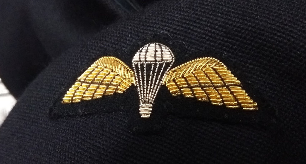 British Army Royal Signals No1 Dress Jacket Blues with Some Badges Present Collectors 182/104/88cm