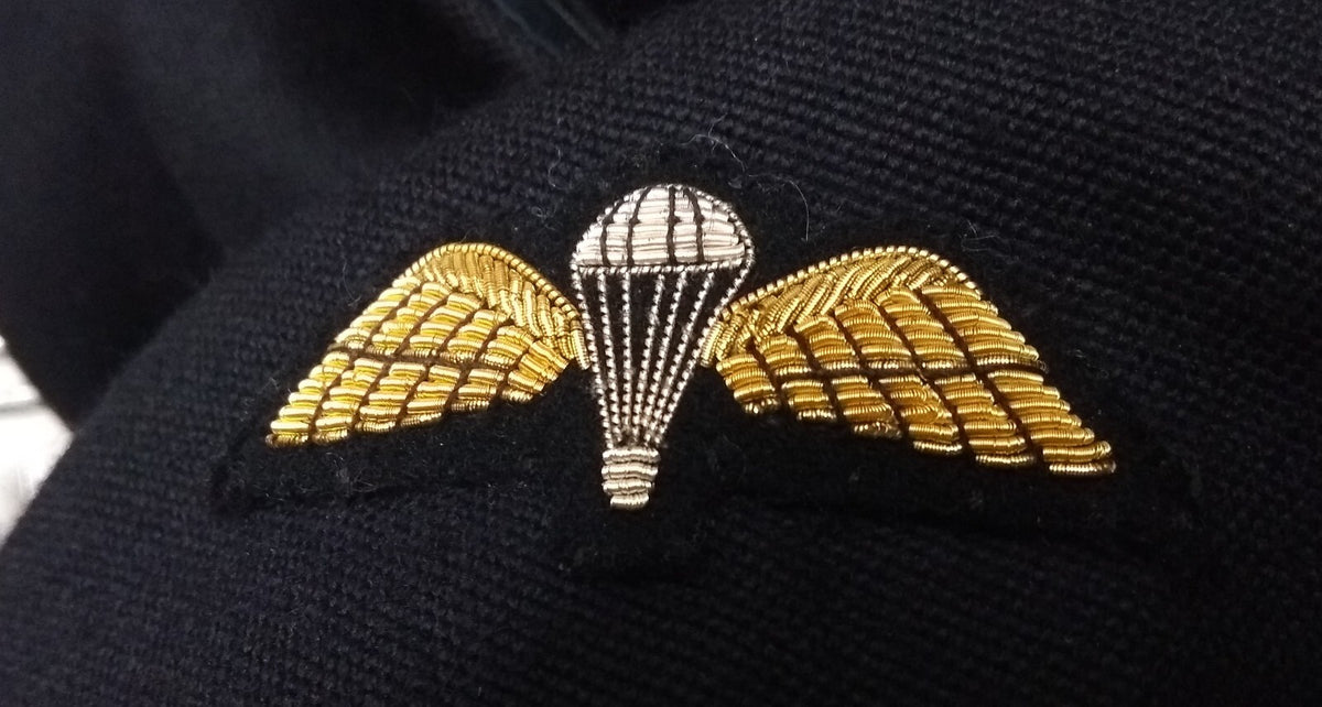 British Army Royal Signals No1 Dress Jacket Blues with Some Badges Present Collectors 182/104/88cm