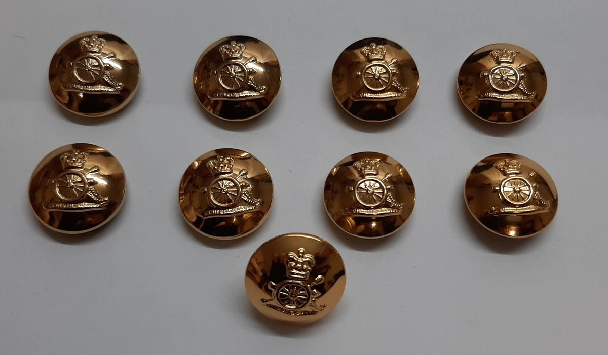 British Army No1 Button Set for Service Dress Jackets and Old Pattern Tunics Assorted
