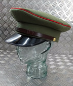 Ugandan Army Officers Peaked Cap 2nd Lt to Captain Ceremonial Parade Dress Hat Light Green 52cm - NEW