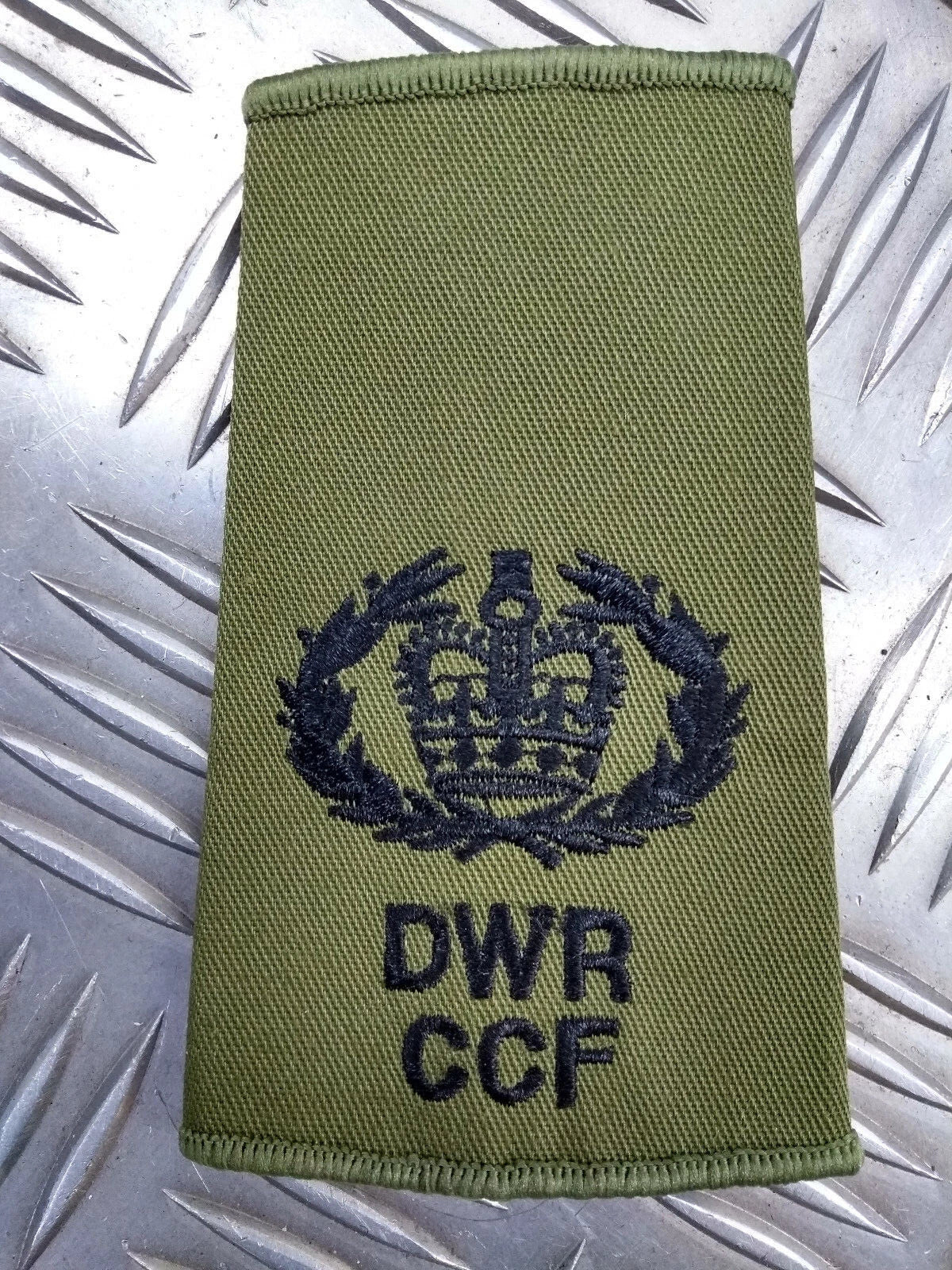 Duke of Wellington's Regiment DWR CCF OD Green Rank Slides British Army